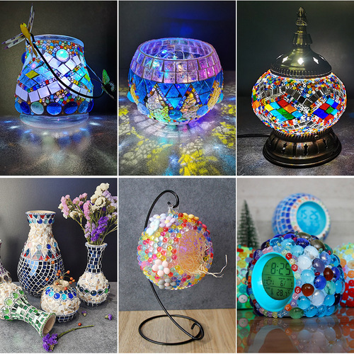 1kg diy colored beads translucent glass flat beads colored glaze red blue small beads colorful rice beads mosaic