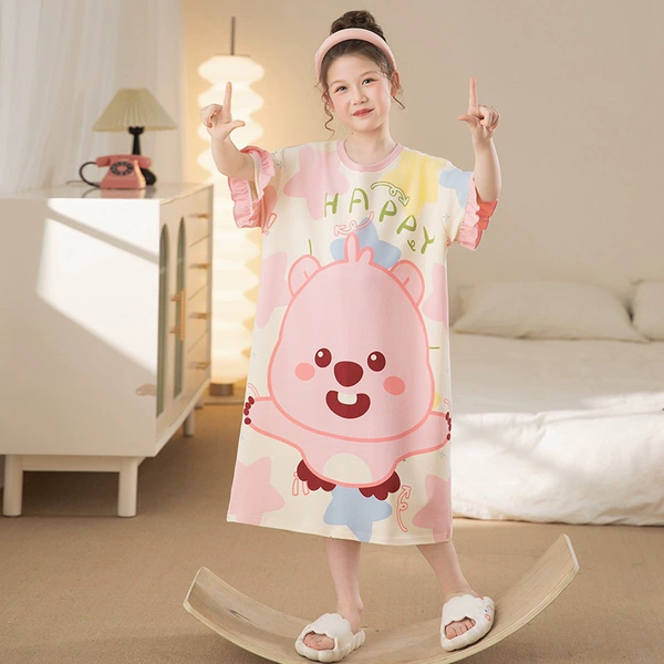 QD-21222【Short-sleeved skirt】