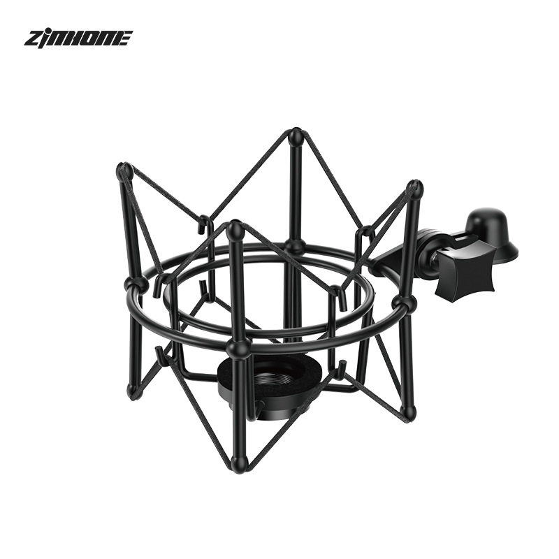 Zimhome Zhenhong suministro directo de fábrica micrófono de metal marco a prueba de golpes 180 ° micrófono ajustable marco a prueba de golpes