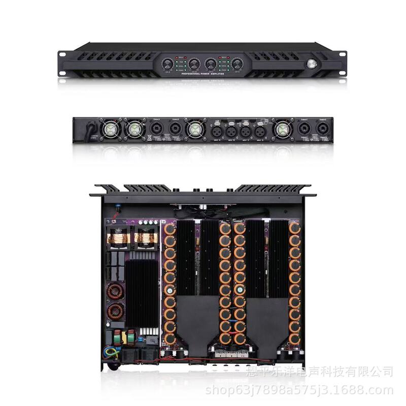 Manufacturer Digital High-Power 1U Switching Power Supply Fast Cooling Sound Quality Suitable for Ktv Conference Entertainment Commercial Performance Hifi