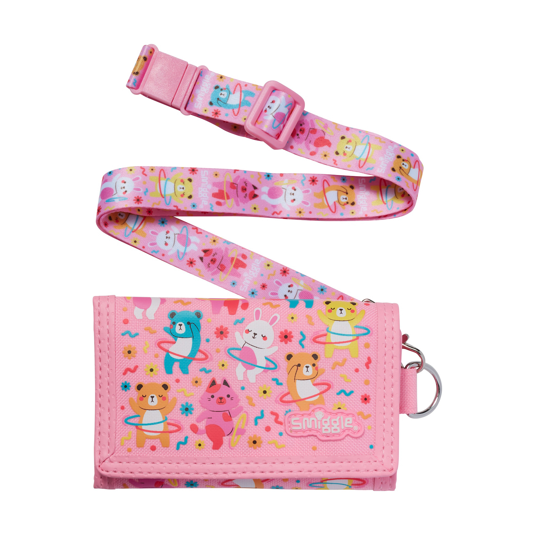 Australia smiggle estudiante titular de la tarjeta de la cartera de los niños plegable macho y hembra bus de dibujos animados titular de la tarjeta de regalo de cumpleaños