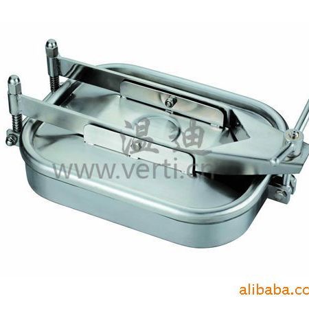 厂家不锈钢方形人孔430*330/卫生级长方形人孔通风人孔观测孔