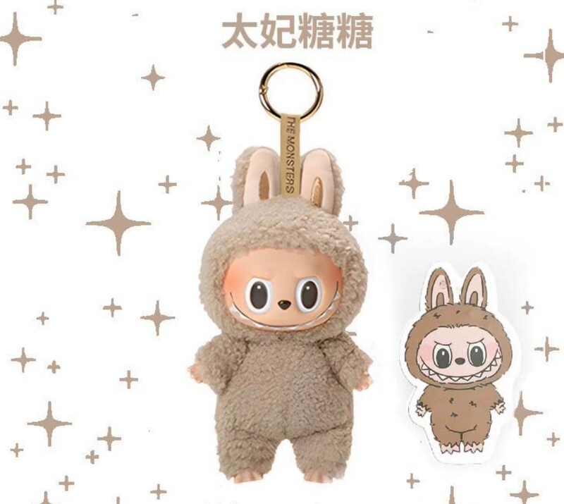 在庫あり LA Bubu 第一世代シリーズ ビニールフェイス ブラインドボックス マカロン トレンディ ギフト ペンダント 人形 ぬいぐるみ|undefined