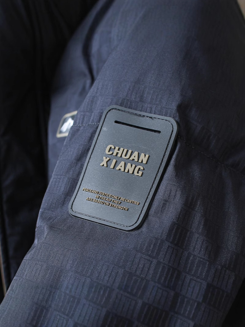 ¡Cálido y guapo!¡Esta juventud! Montaña al aire libre a prueba de viento hombre encapuchado chaqueta de pluma de invierno chaqueta de pluma