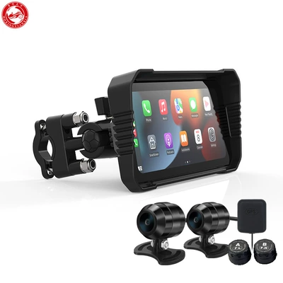 6.25inch Motorcycle Carplay Dash Cam Motorcycle driving recorder - 625inch-carplay-with-recorder-function