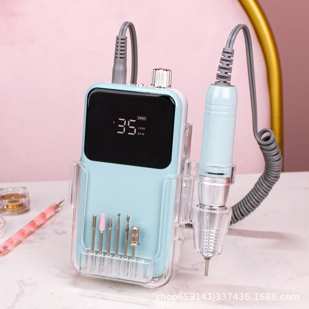 Fábrica directa multifuncional de alta calidad de manicuras profesional máquina de descarga de uñas recargable pulido de uñas venta caliente transfronteriza