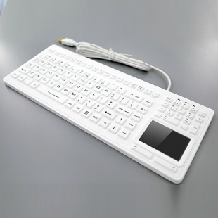 Kaiming Yang Kmy170 White Industrial Medical Silicone Keyboard with Touch Silicone Keyboard Anti-Mildew Fully Waterproof Silicone