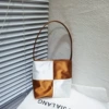 Light brown/white