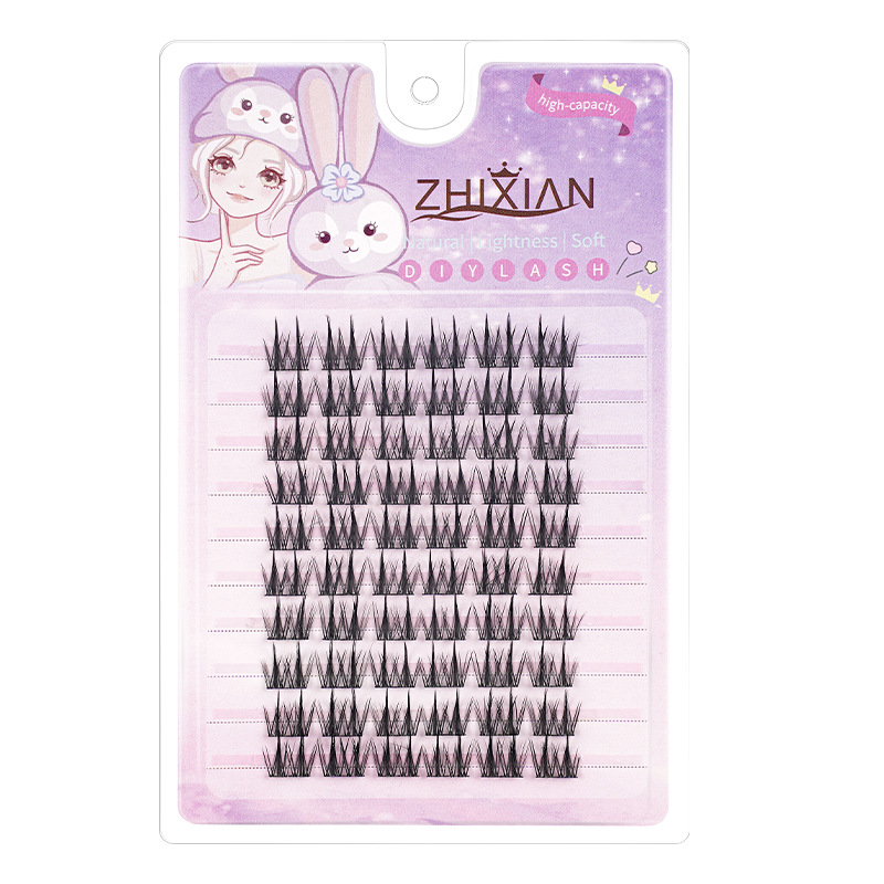 Pestañas postizas, retrato familiar, pegamento de gran capacidad, girasol, zorro, garra de gato, rollo de flores grande natural, pestañas silvestres puras