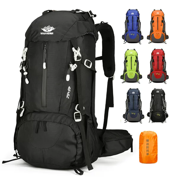 Mountaineering Bag Cross-border Outdoor Sports Large Capacity Nylon Backpack Hiking Sports Multifunctional Outdoor Backpack