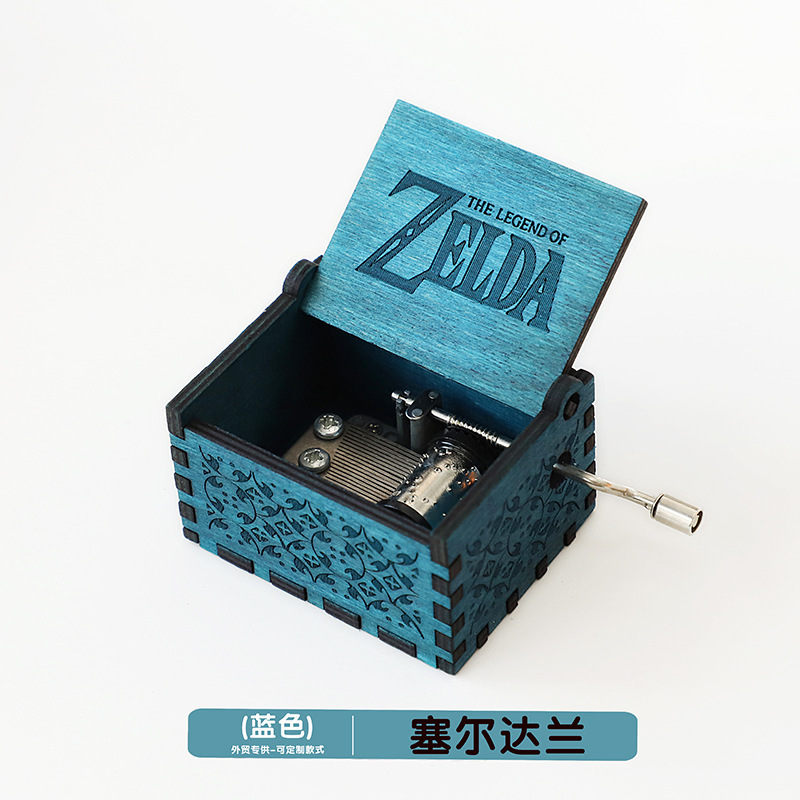 木製オルゴール装飾品古典的な彫刻手回しオルゴールクリスマス工芸品ギフトギフト在庫あり|undefined