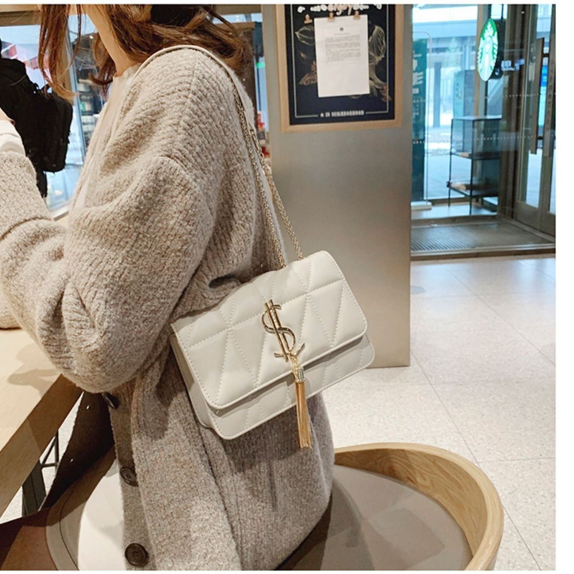 Sac à chaîne pour femmes, petit sac carré à la mode, sac à bandoulière polyvalent Ins, nouvelle collection 2023, offre spéciale_voghion.com