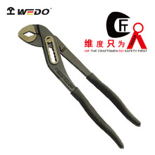 WEDO维度工具厂家直销欧式沾塑水泵钳多功能可调式铬钒钢水管钳