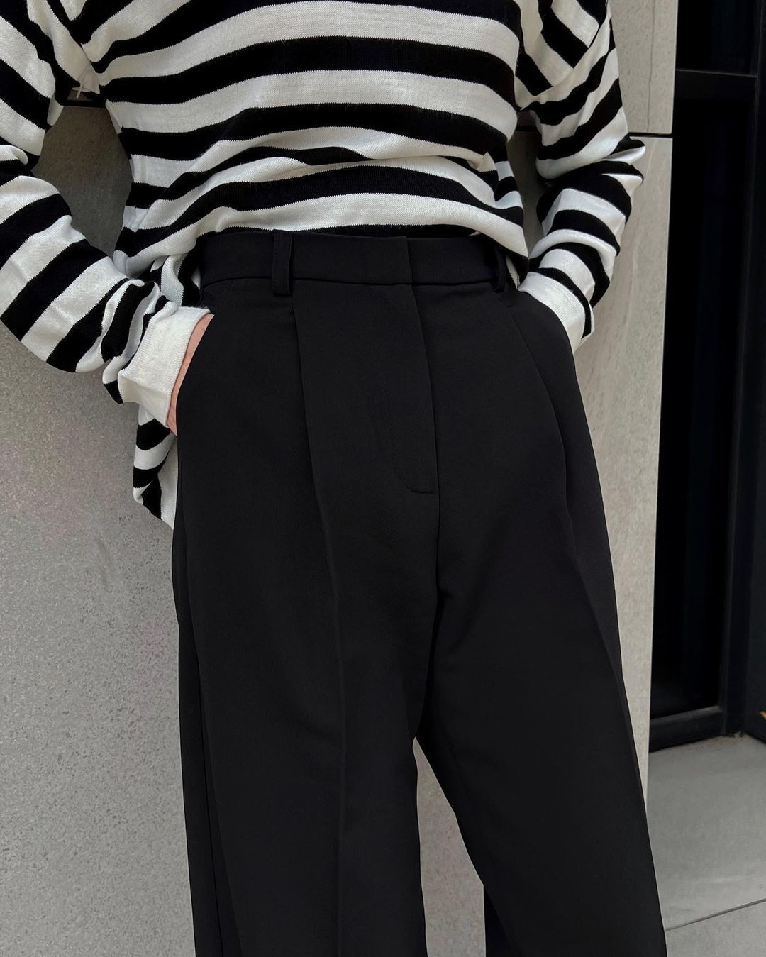 Pantaloni da donna a gamba dritta per ufficio e tempo libero_voghion.com