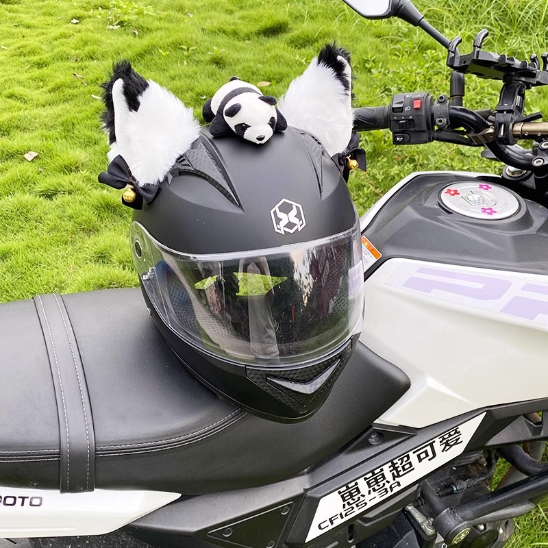 Universal Helmet Decoration - Bow, Cat Ears for Motorcycle, Scooter