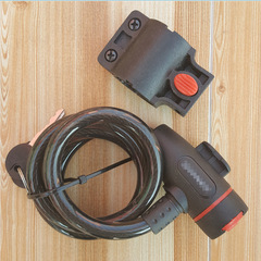 Factory circle key lock, bicycle anti-theft lock, single steel cable lock, hardware tool anti-theft lock