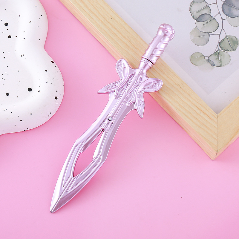 Pluma de góner de espada de mariposa creativa papelería linda estudiante premio regalo herramienta de escritura pluma de agua pluma de firma de oficina