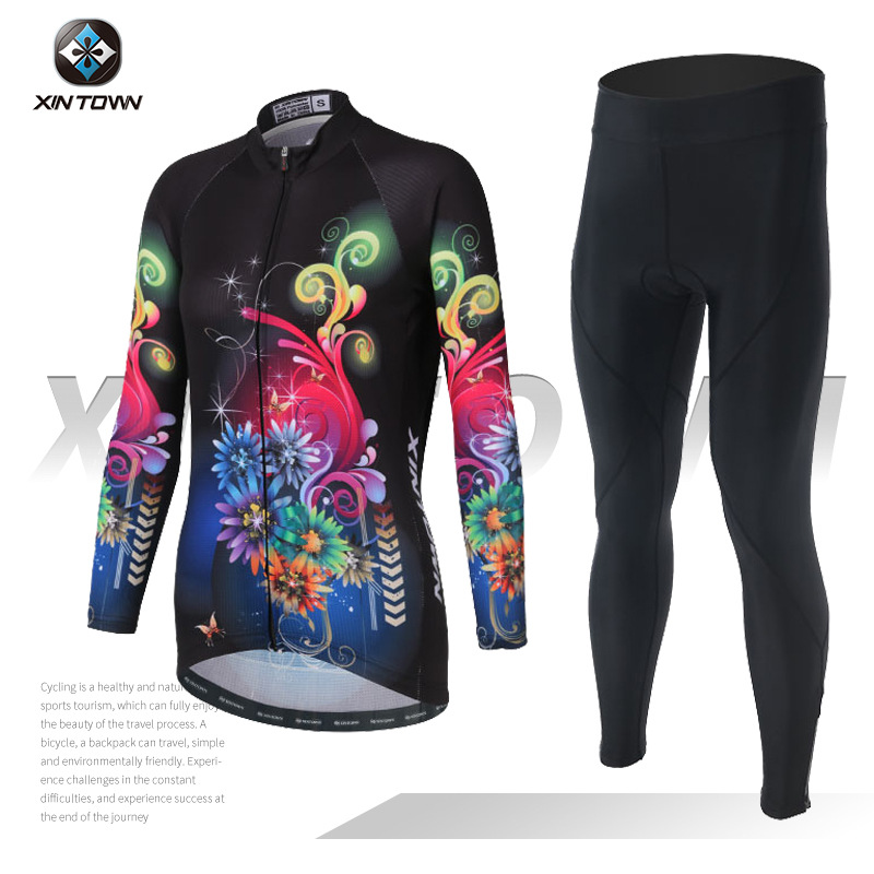 XINTOWN Xingheng cycling clothes long suit new summer racing clothes long sleeve suit women's breathable cycling clothes