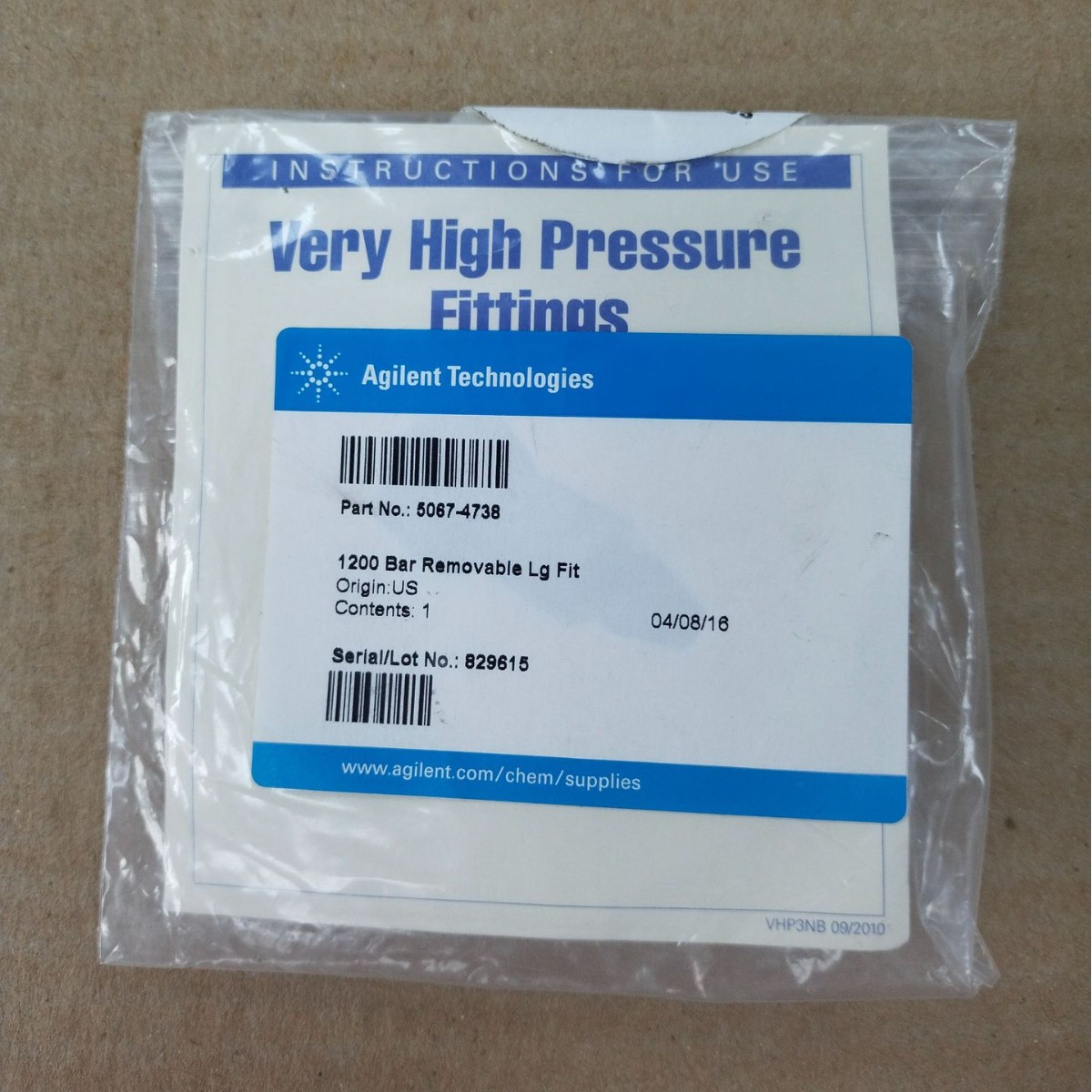 5067－4738 Swagelok 长接头