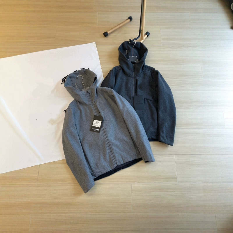 Niaojia Outdoor Spring & Fall Woolen Jacket Wool Material Men's Sports Laminated Hooded Loose Breathable Soft Shell Jacket