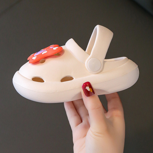 Children's Slippers Summer Girl Cute Soft Sole Non-Slip Kids Summer Slippers Toddler Infant Baby Hole Shoes Boy