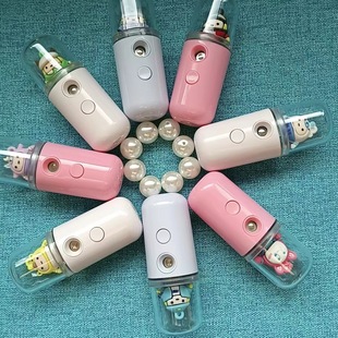 2023 new cute pet cartoon moisturizer sprayer USB rechargeable portable mini humidifier student spray
