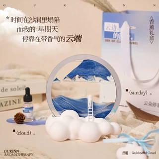 创意流沙画香薰摆件扩香石小众香薰精油家居卧室持久留香香氛礼物