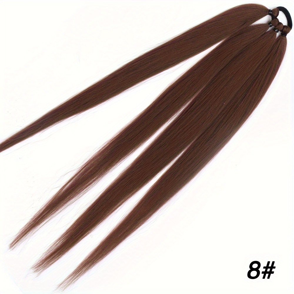 26 pulgadas de longitud de cabello de cabello de cabello sintético, extensión de cabello de cabello de cabello de cabello de alta temperatura, cabello de cabello de cabello de dama