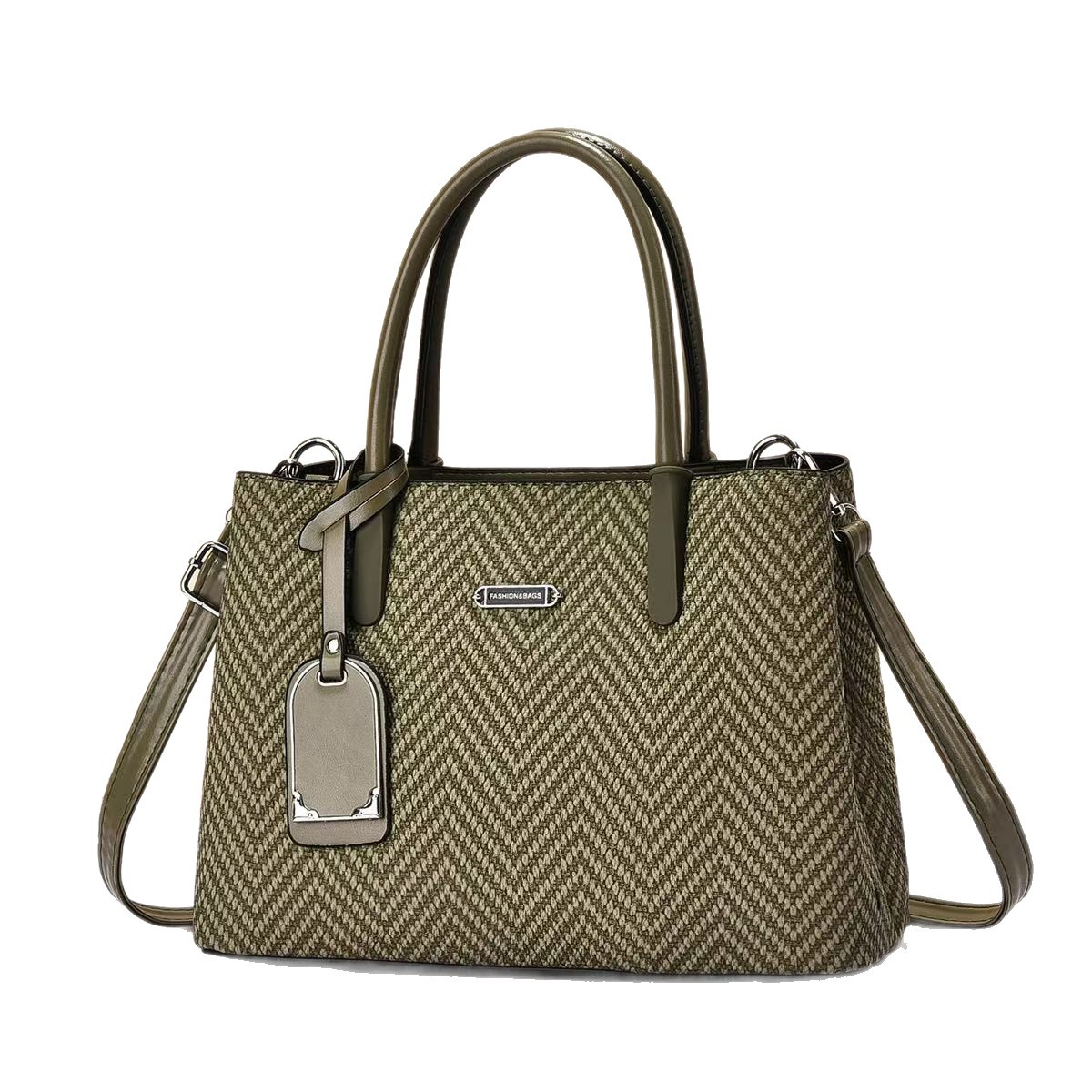 Bolso de mano de color sólido universal 2025, nuevo bolso de hombro de moda casual, mochila de transporte de gran capacidad Handbag