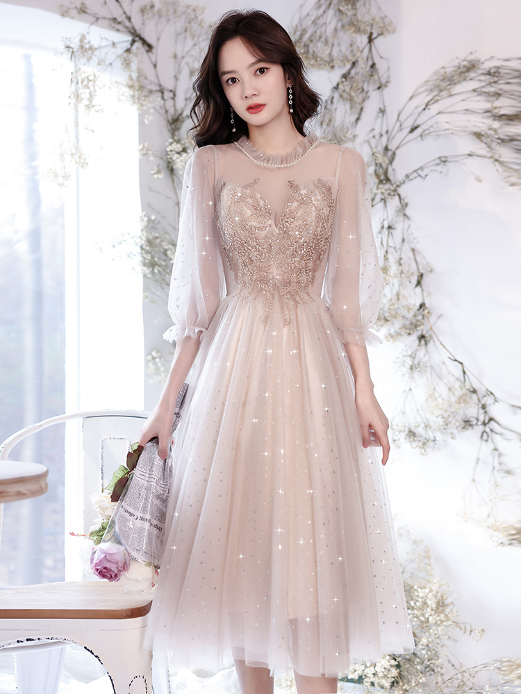 Ropa informal que se puede usar como vestido formal, nuevo estilo de verano 2026, vestido de dama de honor estilo hada, vestido de noche para fiesta de cumpleaños o banquete.