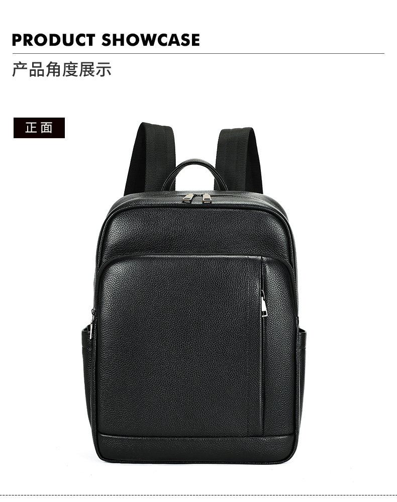 Ba lô nam công sở da bò cao cấp, đựng laptop 15 inch, dung tích lớn — 2348 Màu đen, 2349 màu đen, 2350 màu đen, 2351 Màu đen chi tiết 67