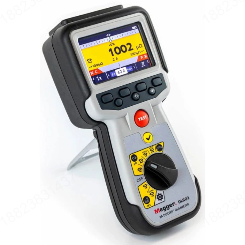 Немецкий портативный высокоточный цифровой мегаомметр DLRO2X, омметр низкого сопротивления