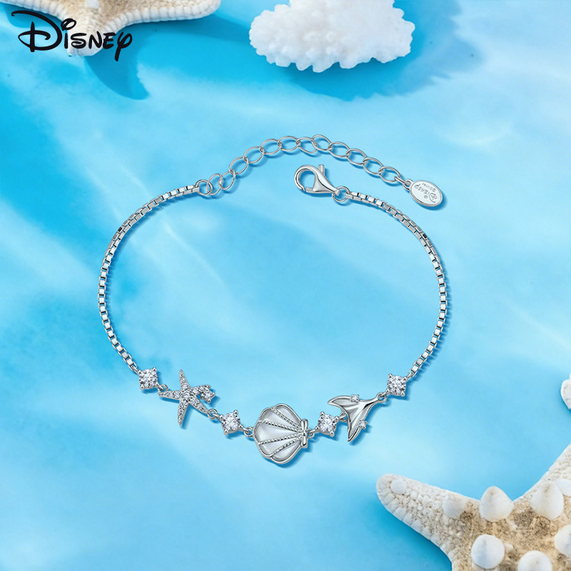 Disney Mother-Of-Pearl Bracelet, Light Luxury, Niche, Exquisite, High-End Feel, Pure Silver, Gift for Best Friend, New Year's Eve Gift for Girlfriend Disney Mother-Of-Pearl Bracelet, Light Luxury, Niche, Exquisite, High-End Feel, Pure Silver, Gift for Best Friend, New Year's Eve Gift for Girlfriend