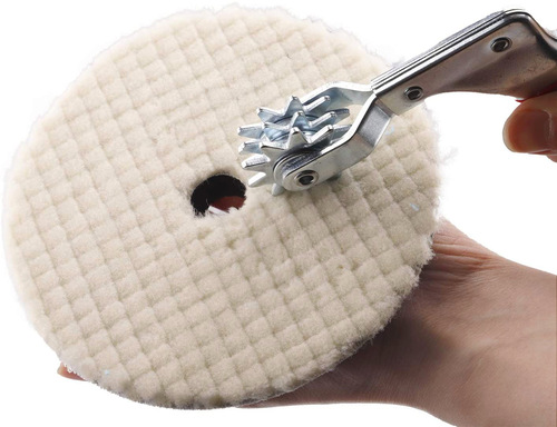 Cross-border supply polishing pad cleaning tool 2-piece car set cleaning brush wool polishing pad tool brush