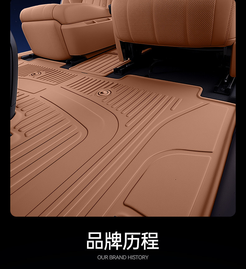 Suitable for Huajing S Floor Mats Tpe2026 Model Wuling Car Accessories Interior Modification Supplies Trunk Mat Carpet