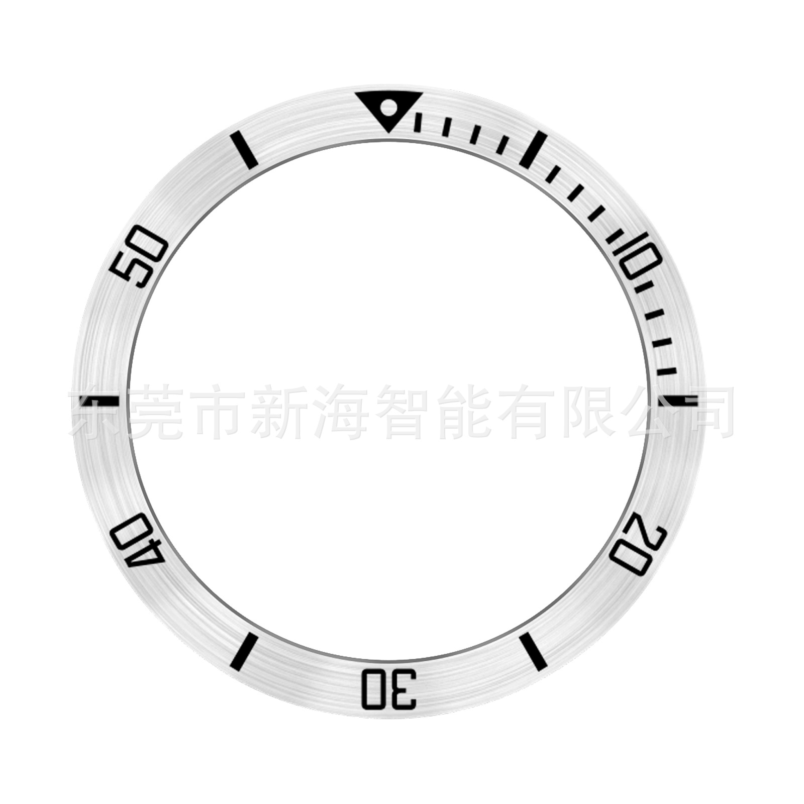 롤렉스 모델 B-검은색 문자가 있는 은색 원