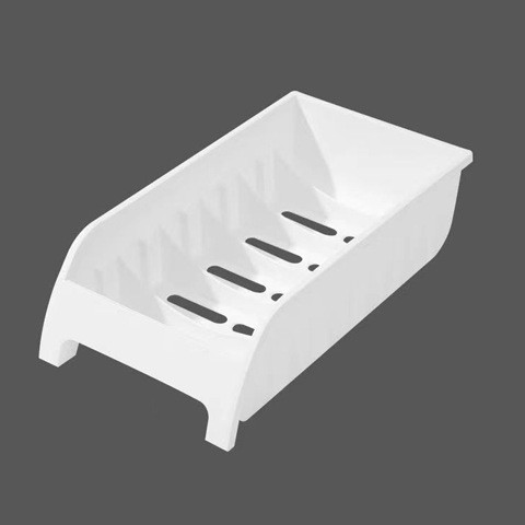 Plato de almacenamiento en rack de cocina de plástico caja de vajilla Placa de almacenamiento en rack Nuevo Gabinete plato en rack