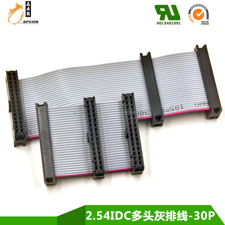 ͷIDCƷ 2.54FC-30P ߲ĳȿͼ