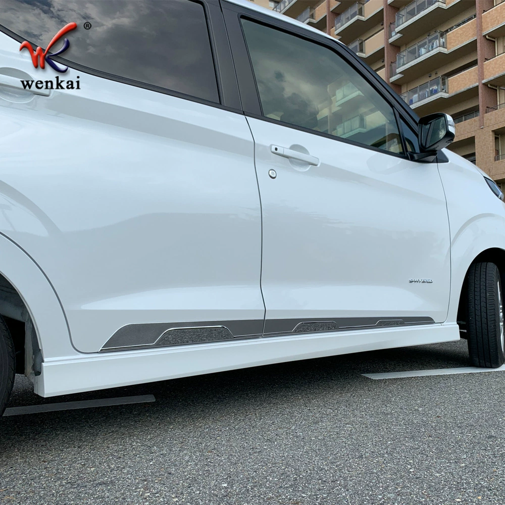 Подходит для Nissan Dayz, модифицированный внешний корпус, гальванические декоративные яркие полосы, специальные дверные полосы Mitsubishi ek X