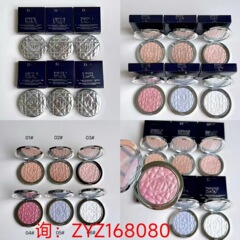 2025款新品迪家银皮革高光蜜粉饼6g烤粉版专供团队直播现货六色