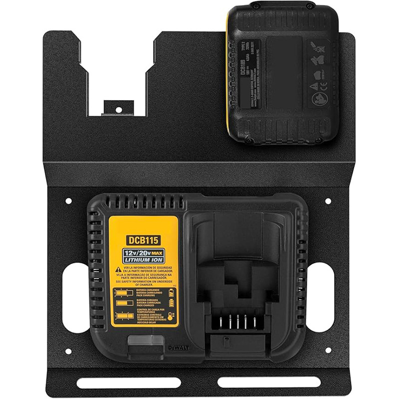 适用于得伟DeWalt 20V 电池 DCB115充电器壁挂式支架德伟18V 60V