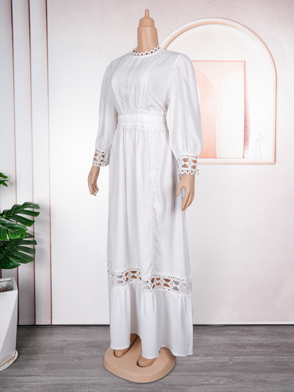 Women's Clothing plus size long skirt elegant long dress skirt_ipsvogv.com