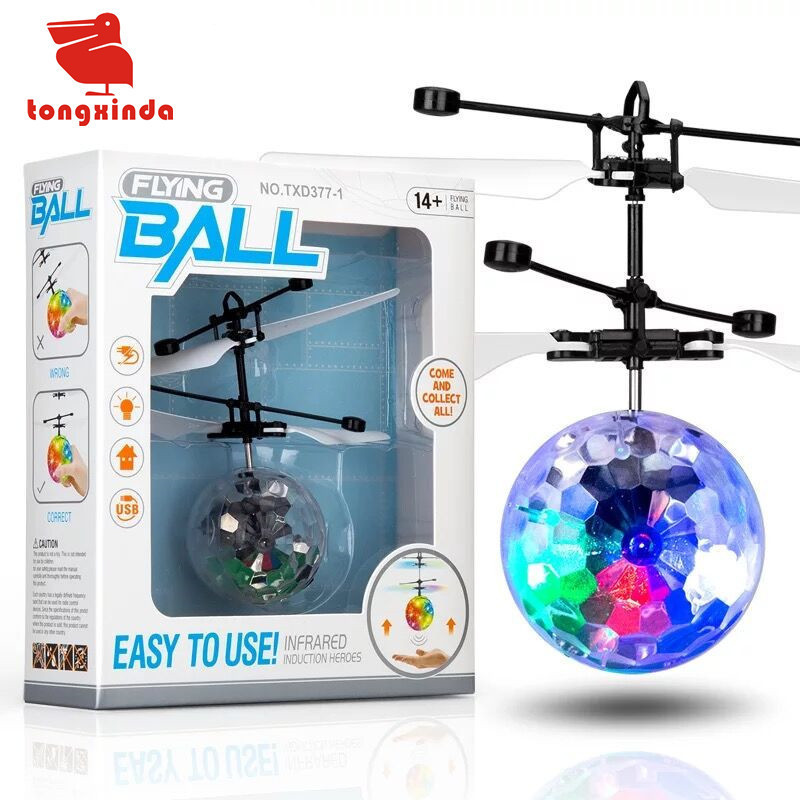 Bola de Vuelo Luminosa con Inducción por Gestos de Plástico con Suspensión Eléctrica