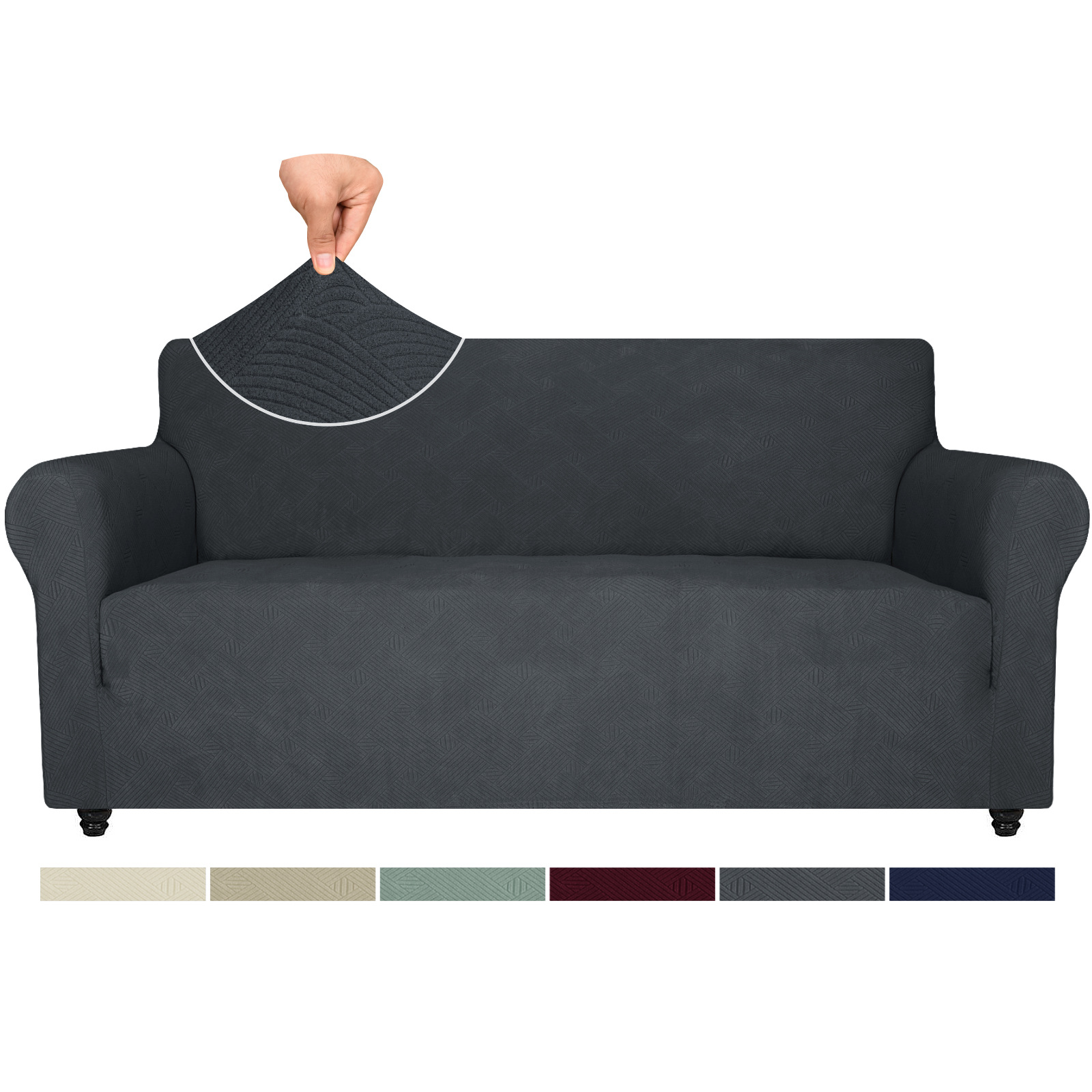 Housse de canapé romantique minimaliste élastique protectrice_voghion.com