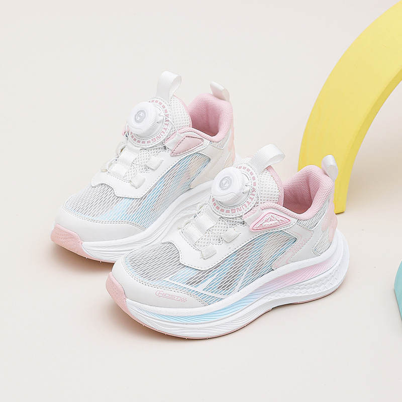 Girls' Lightweight Casual Dad Shoes 2026 Spring and Summer New Style Kidsren's Breathable Sports Shoes Boys' Soft-Soled Basketball Shoes