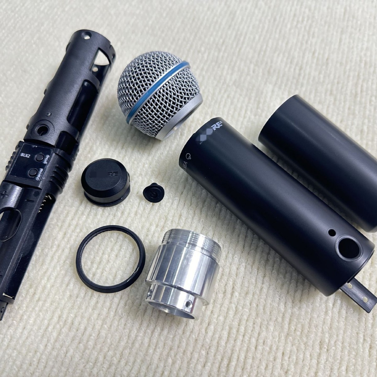 BLX288 blx2 sm58 pg58 beta58A无线话筒外壳管体后盖麦克风配件