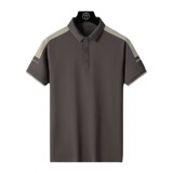 Летняя футболка polo, элитная футболка с коротким рукавом для отдыха