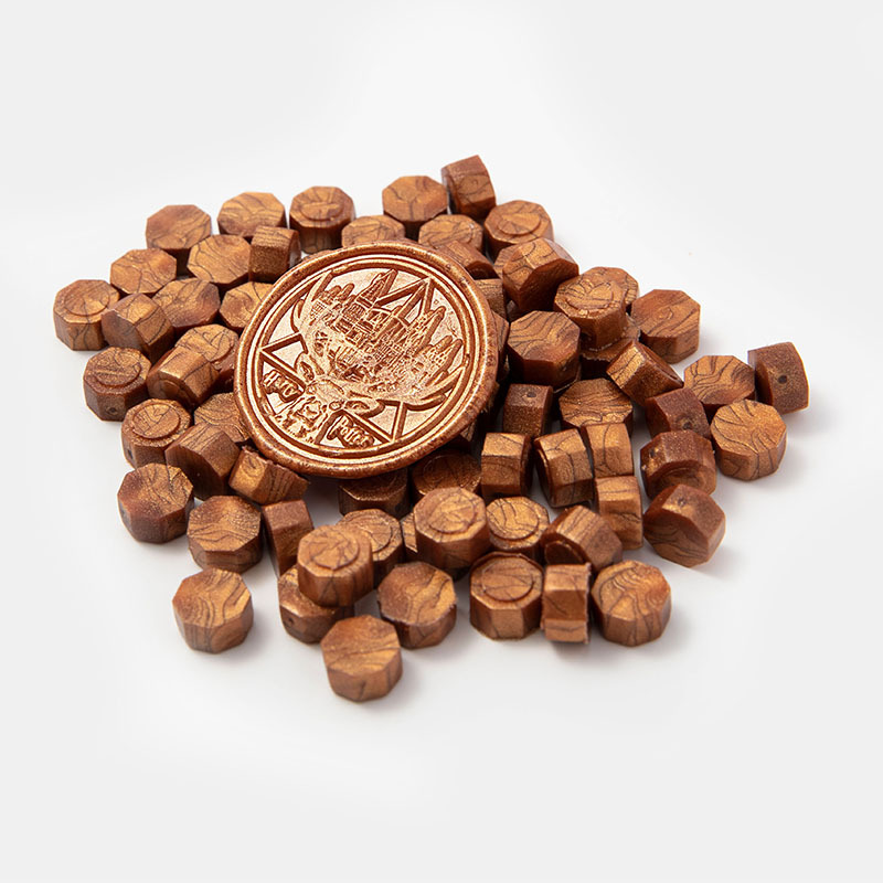 Cera de pintura al fuego, juego completo de sellos de pintura al fuego, octogonal, transparente, colorido, bolsa de colores mezclados, cera, venta al por mayor barata