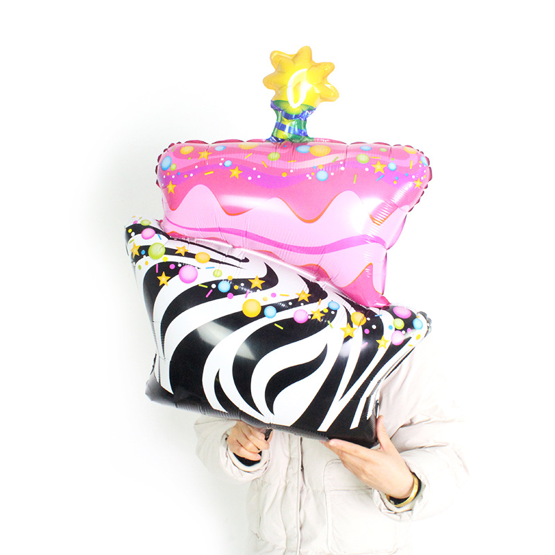 12g Weight Balloon Event & Party Supplies Party Occasion Aluminum Film Material Birthday Cake Aluminum Film Party Balloon