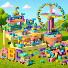 ����DIY�����w���eľ�Α����R����ɫϵ��ͯ����ƴ�bƴ��ƴ�����